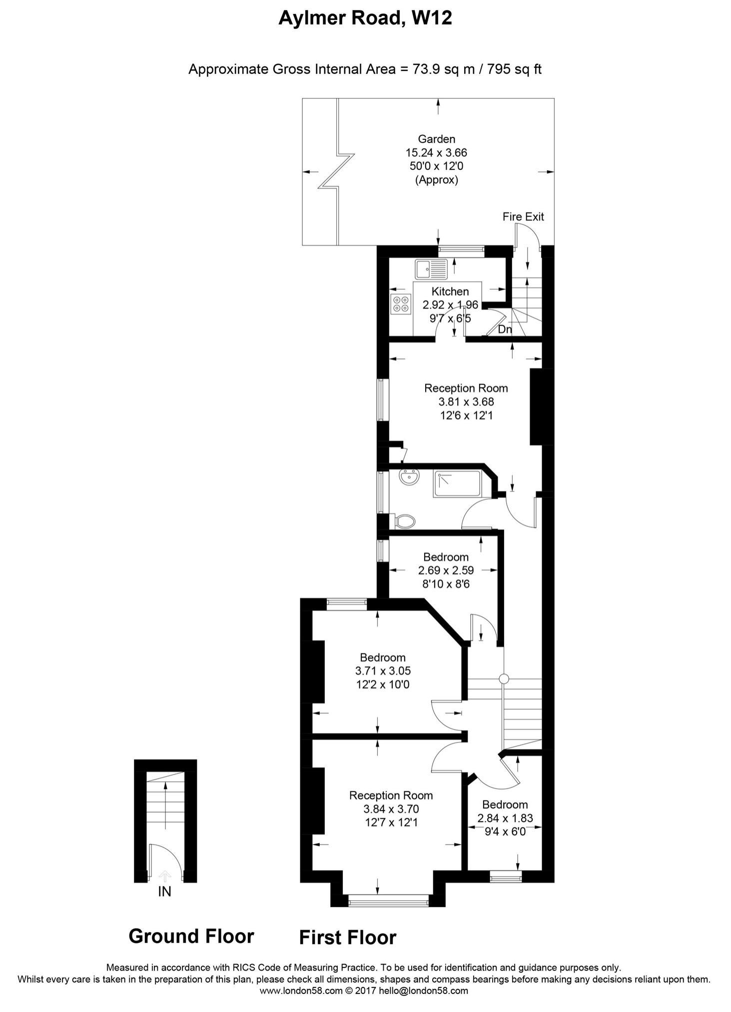 Flat For Sale in Aylmer Road, Shepherds Bush